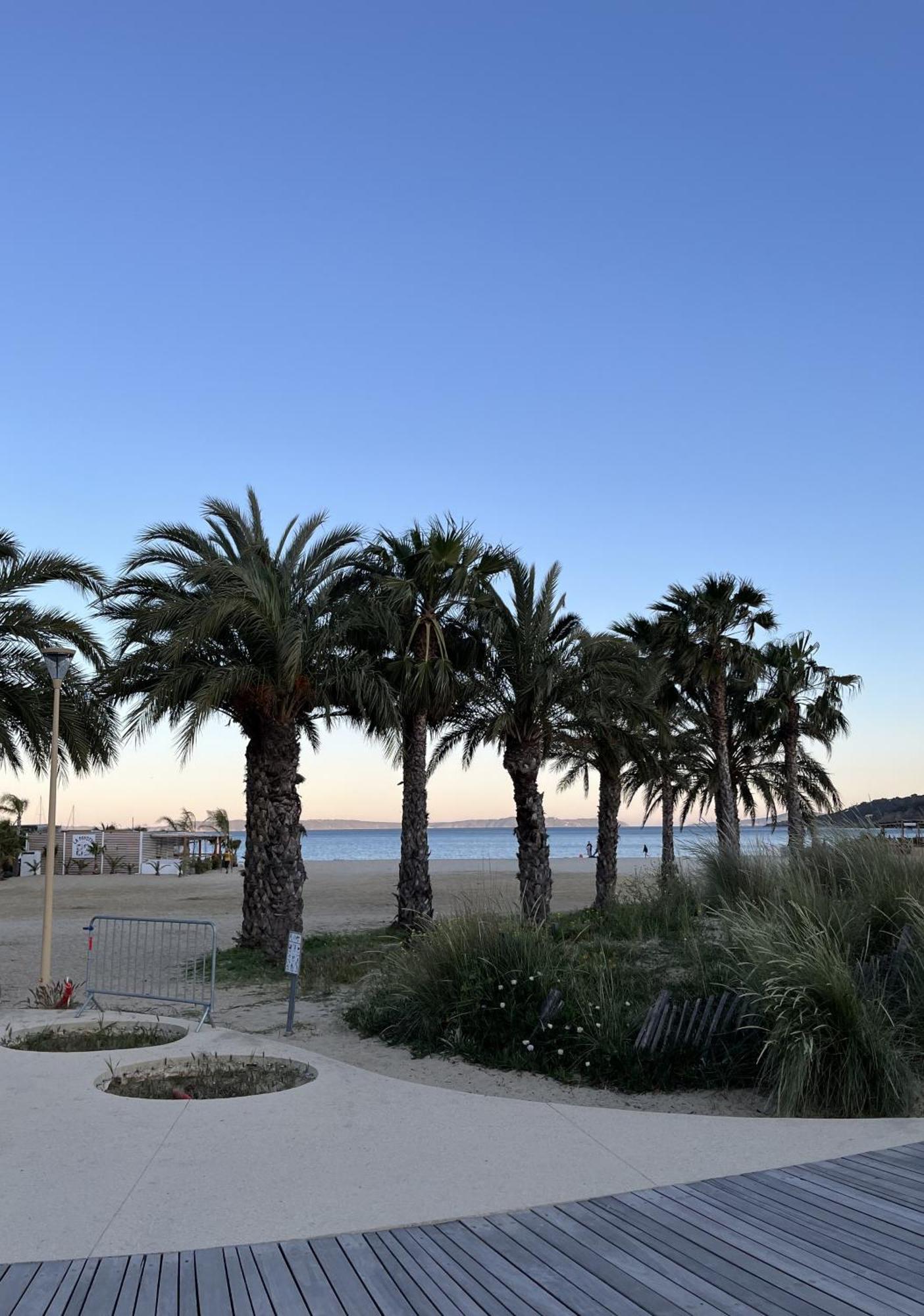 Bel Appartement - 2 Chambres- Bord De Plage- Vue Mer-Climatise ボルム・レ・ミモザ エクステリア 写真